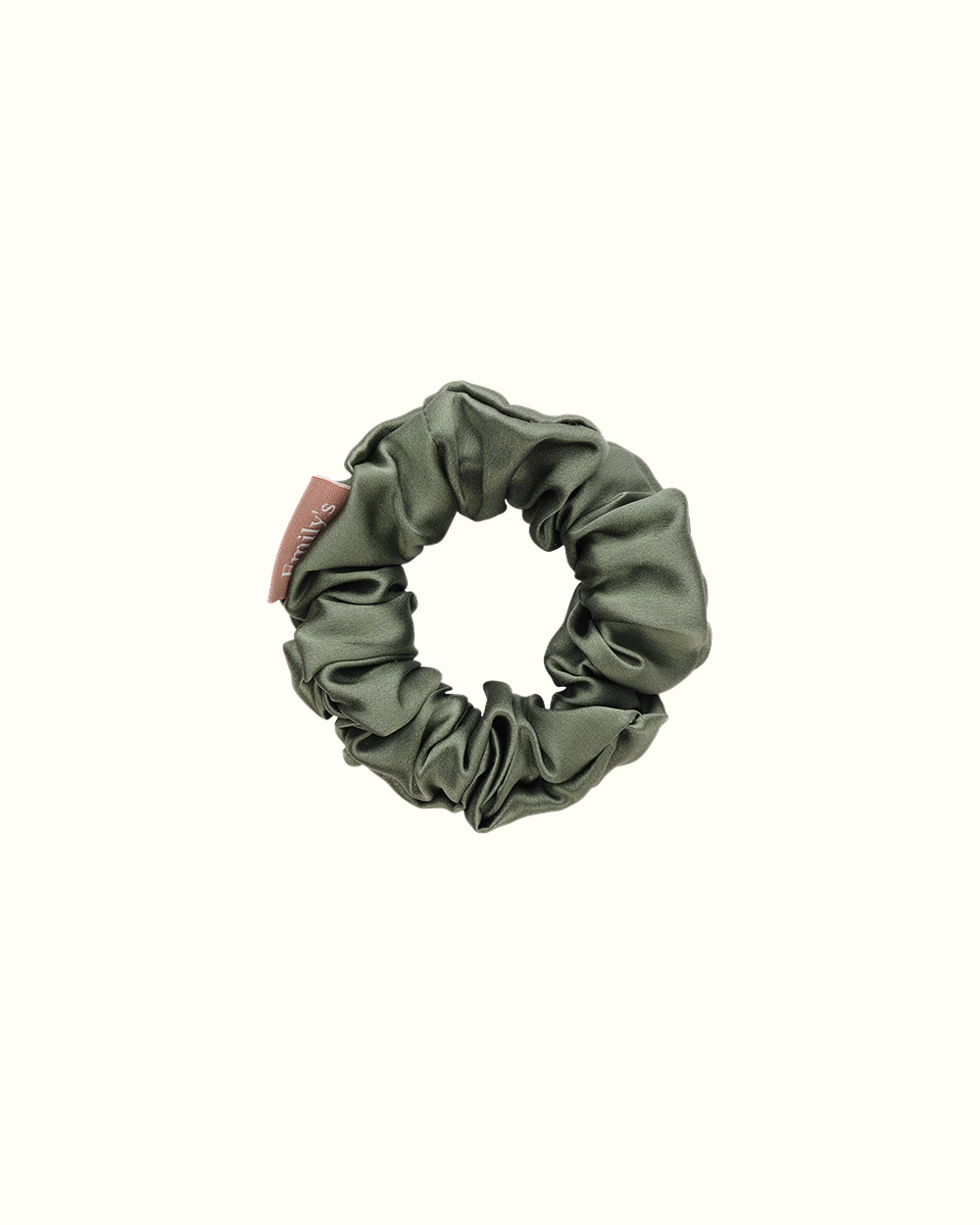 Chouchou 100% pure soie - Le moyen - Vert sauge