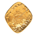 CC Gold Plated Diamond Brooch