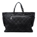 XL Quilted Coated Canvas Paris Biarritz Tote