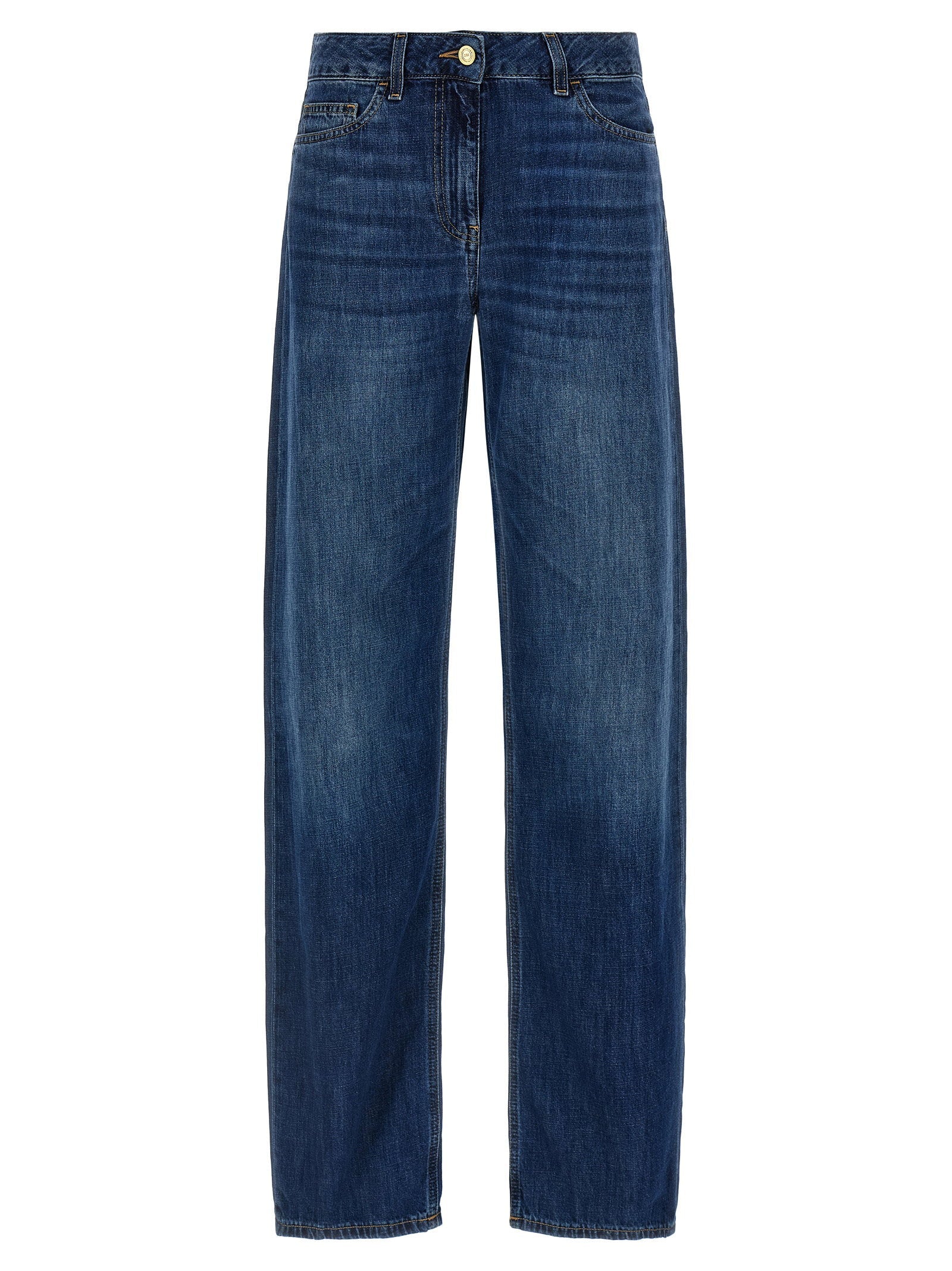 Elisabetta Franchi Palazzo Jeans — Blue