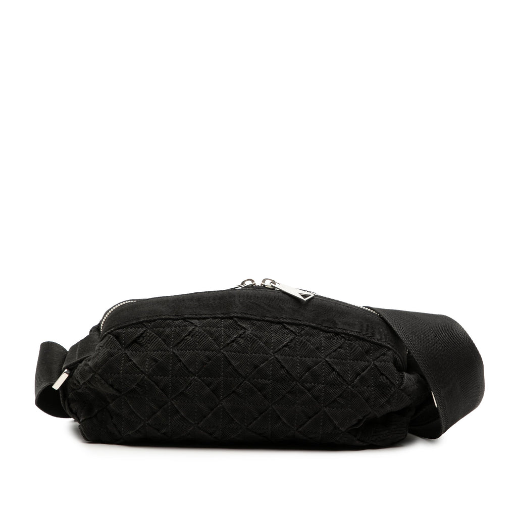 Canvas Intrecciato Webbing Belt Bag