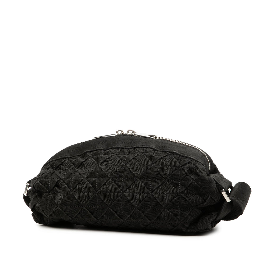 Canvas Intrecciato Webbing Belt Bag