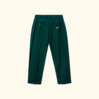 Double Pleated Trousers Green
