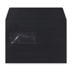 C5 Black Luxury Peel & Seal Envelope (162 x 229mm)