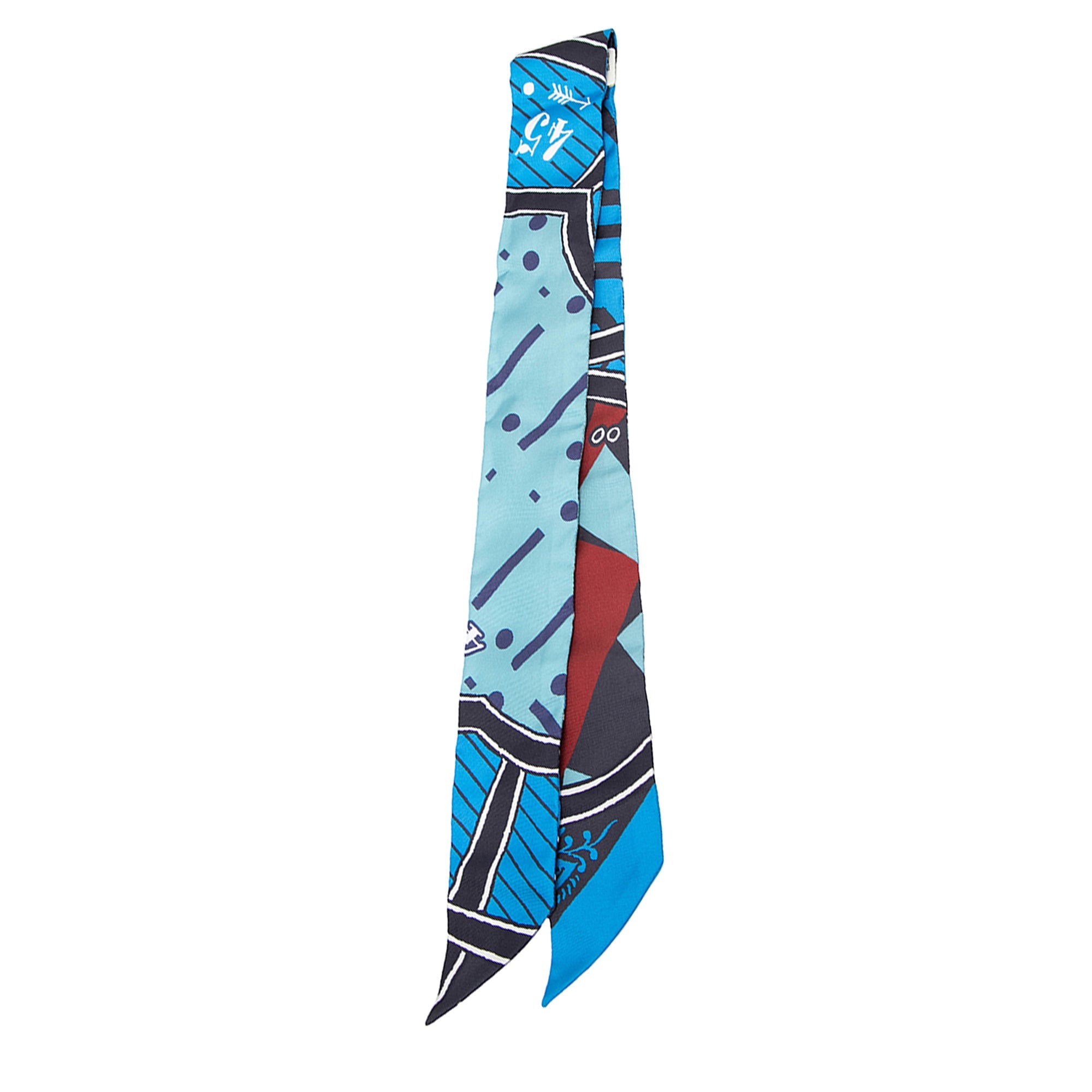 Jeu de Soie Uniforme Twilly Silk Scarf