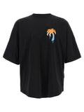 Palm Angels Palm Logo-Print T-Shirt — Black