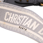 Embroidered Canvas Logo Bag Strap