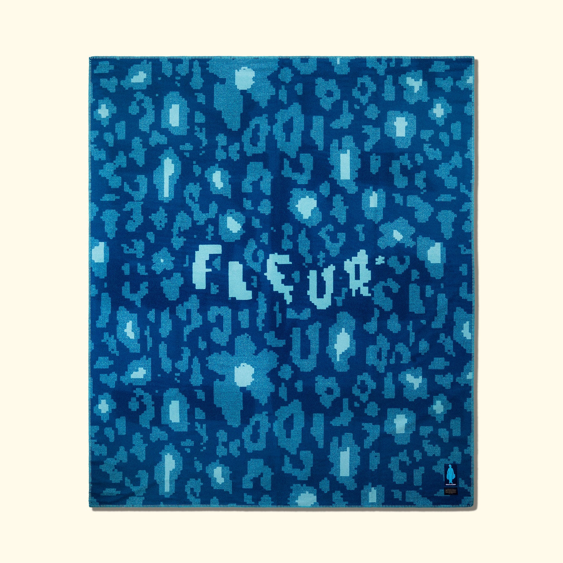 Fleur Camo Jacquard Blanket