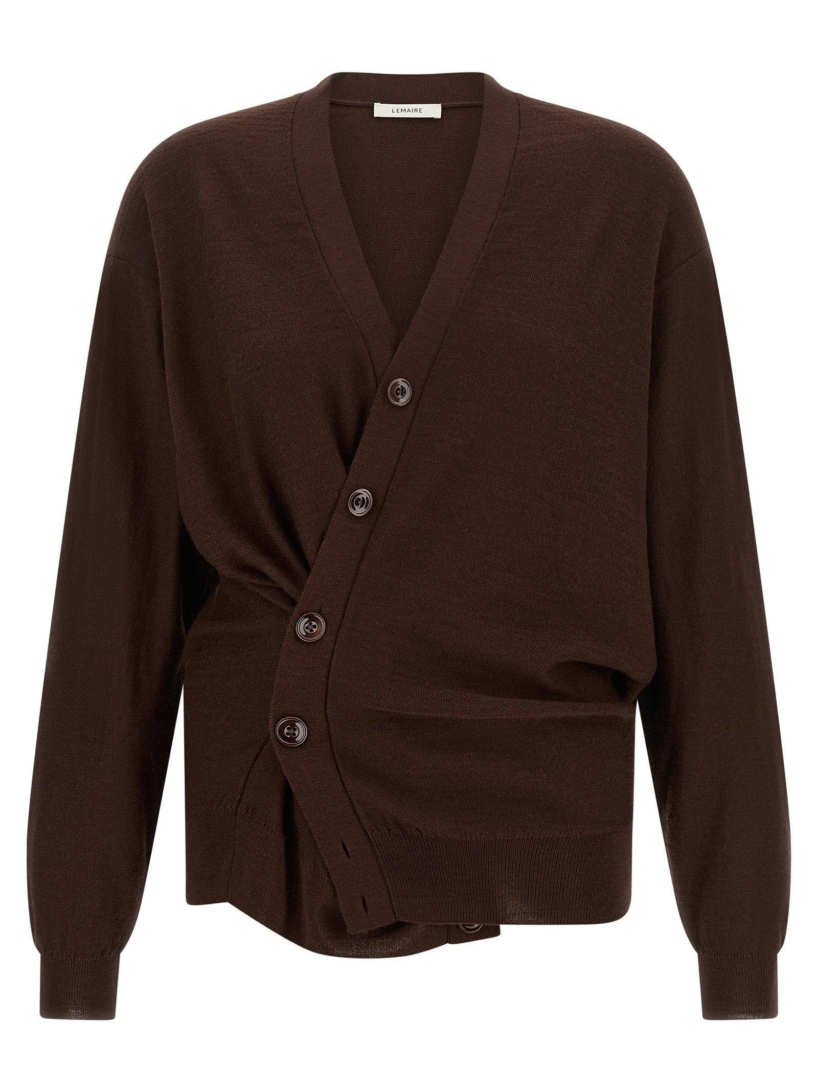 Lemaire Cardigan — Brown