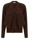 Lemaire Cardigan — Brown