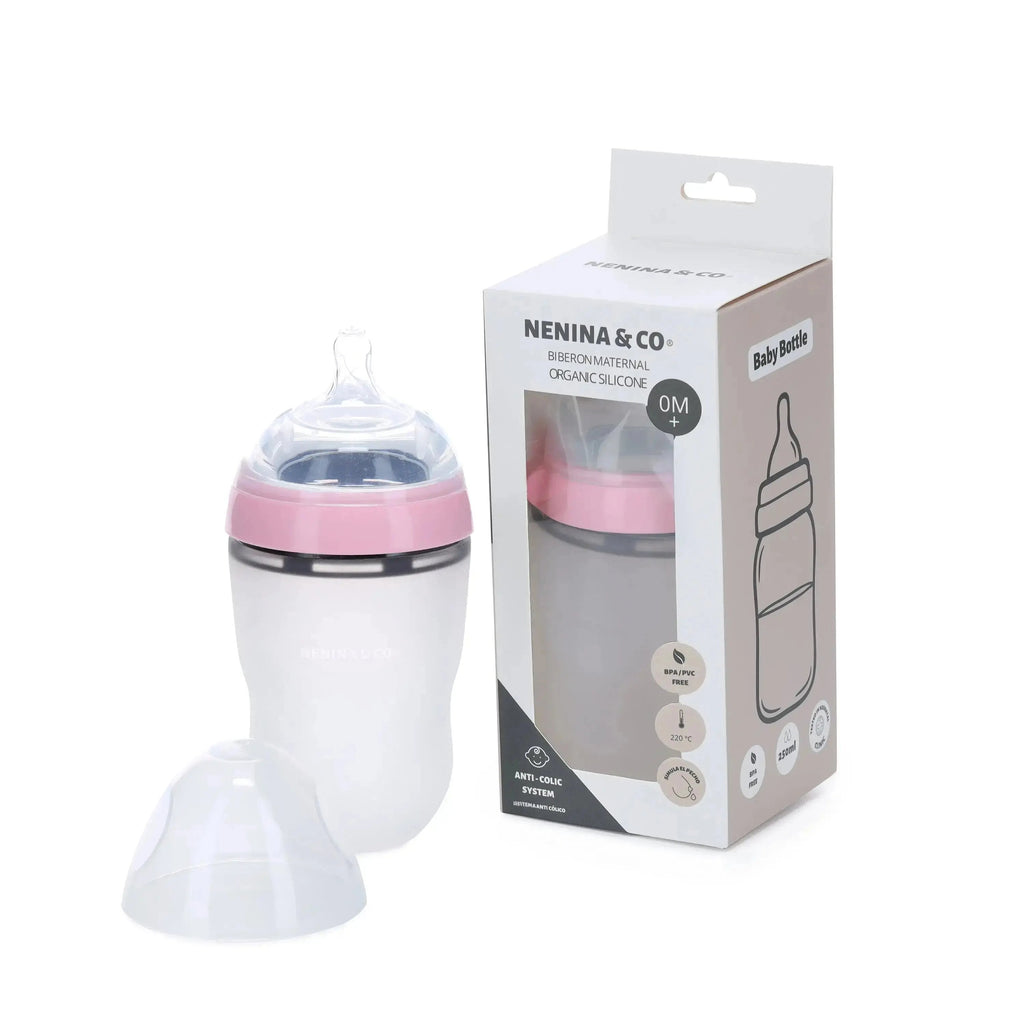 Biberon mami de silicona como el pecho  Nenina & Co