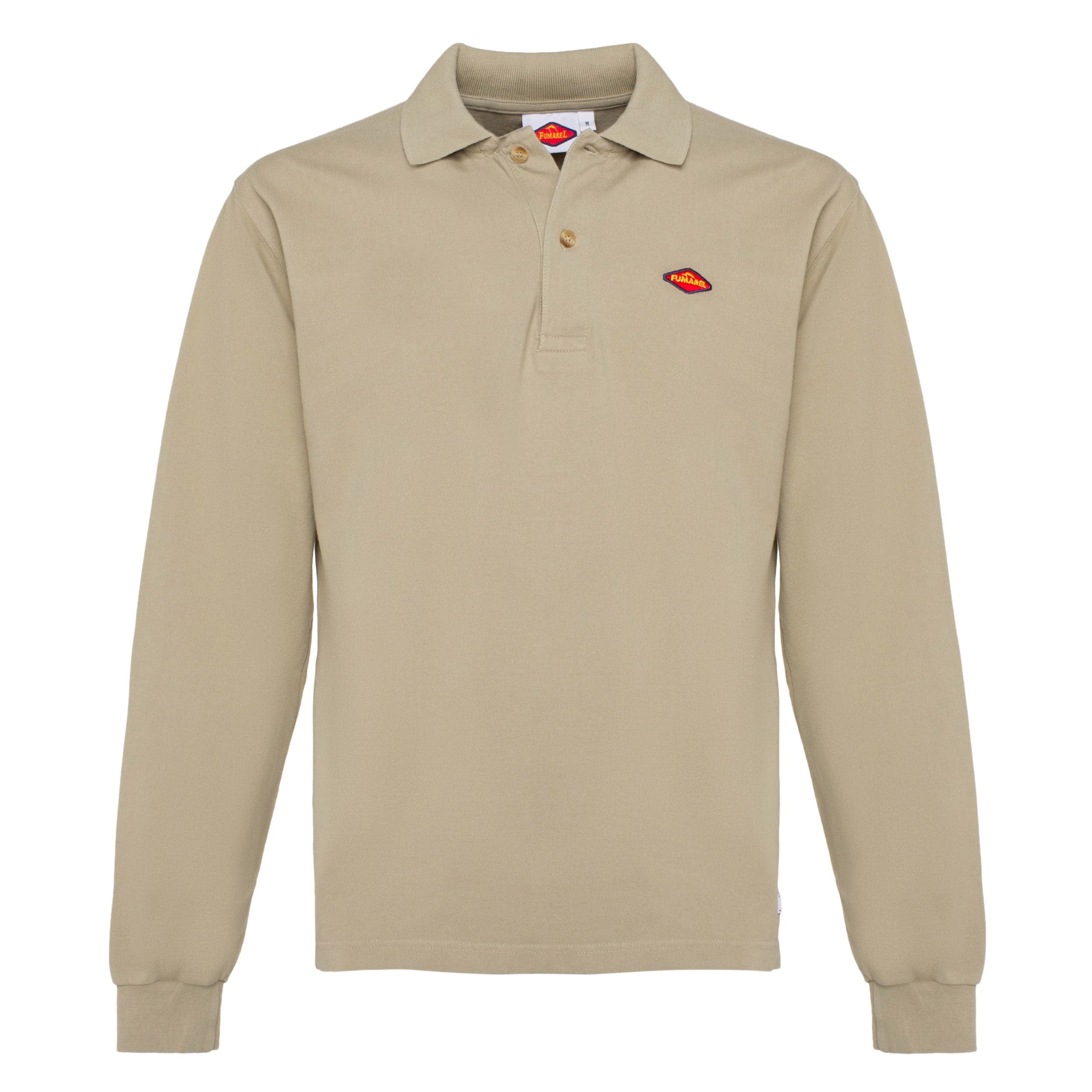 Polo Manga Larga Piqué
