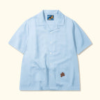 Potato Sack Shirt Blue