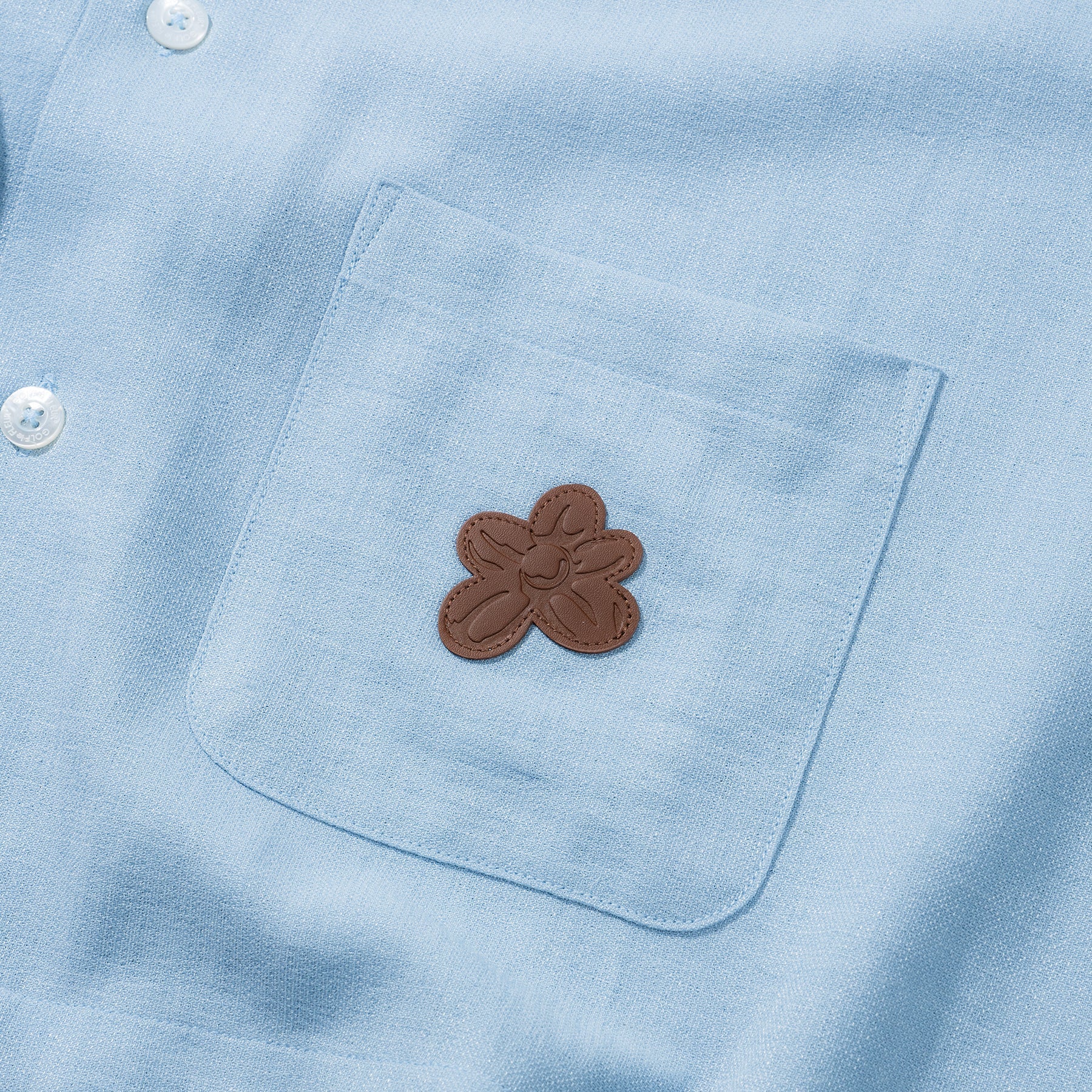 Potato Sack Shirt Blue