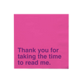 "Thank You" napkins By Prank-O (As Seen on Shark Tank)