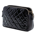 CC Quilted Patent Double Zip Camera Bag