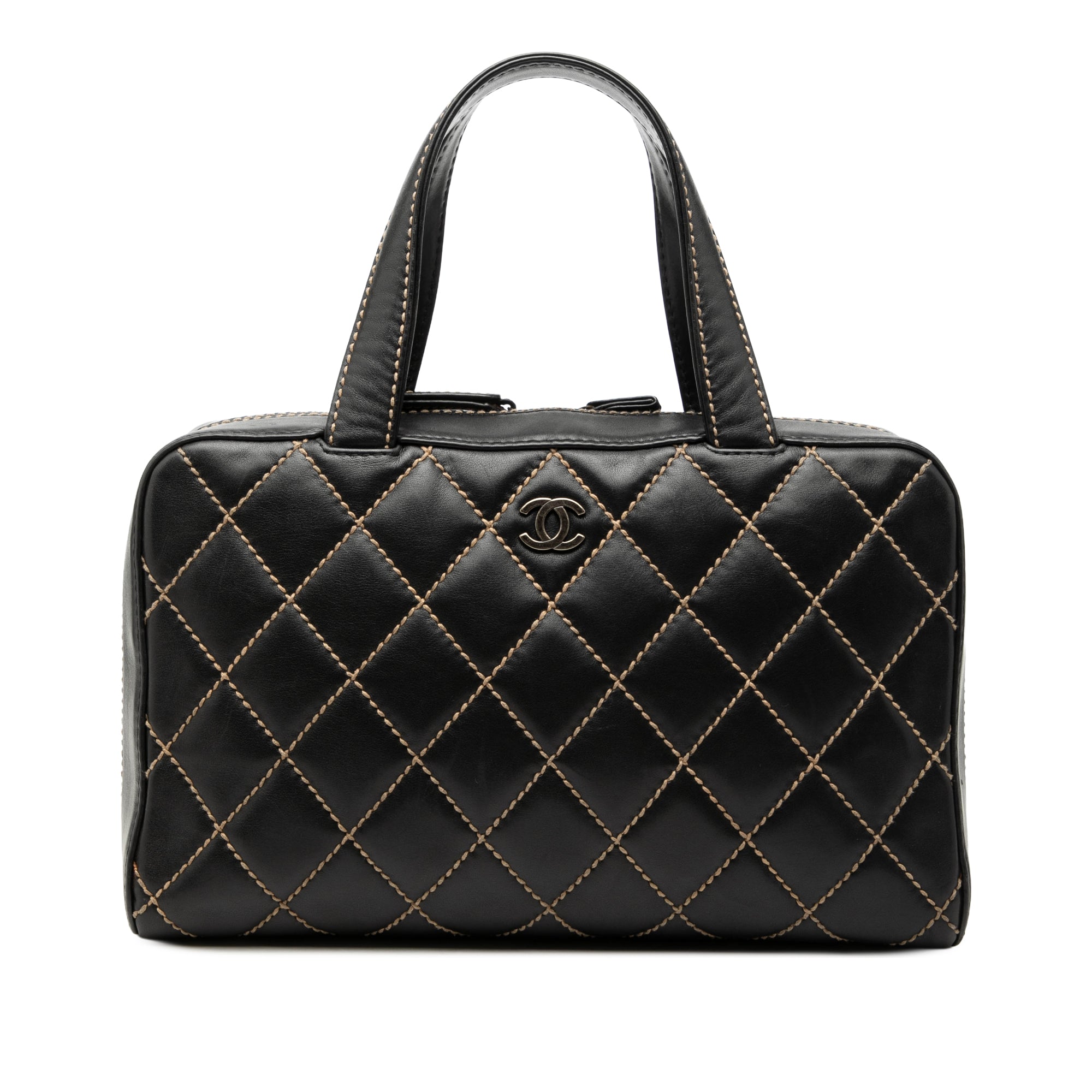 CC Lambskin Wild Stitch Handbag