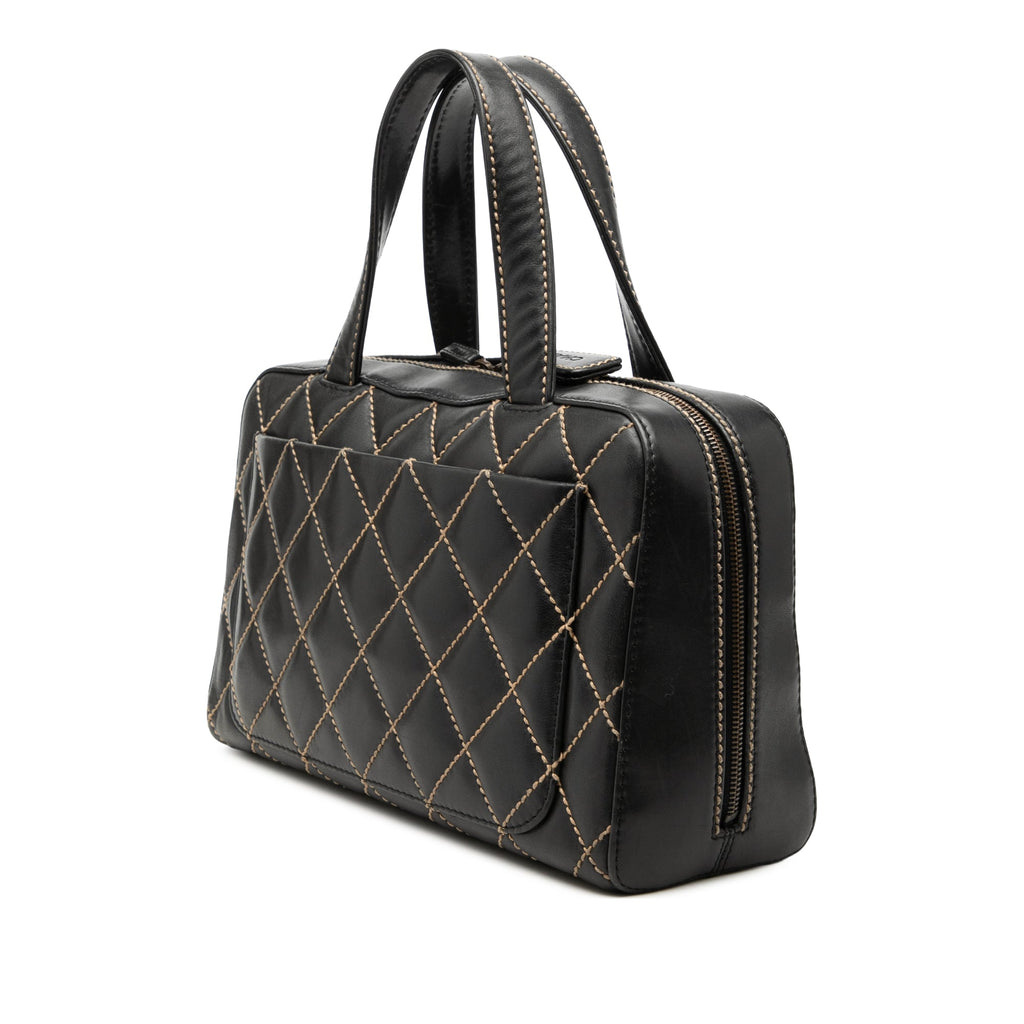 CC Lambskin Wild Stitch Handbag