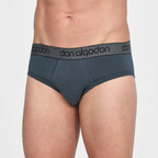 Don Algodon | Pack 6 Slips para Hombre Lisos | 3 Negros, 1 Marino, 1 Verde, 1 Gris | Transpirables