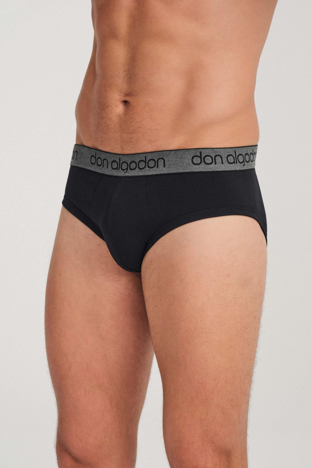 Don Algodon | Pack 6 Slips para Hombre | Lisos y Rayas | Transpirables