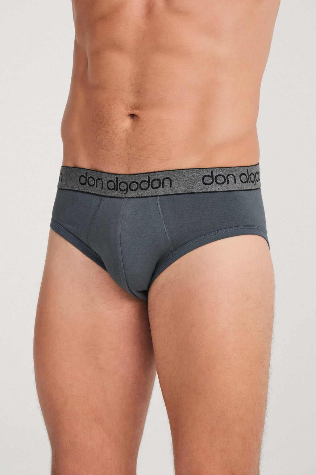 Don Algodon | Pack 6 Slips para Hombre | Lisos y Rayas | Transpirables