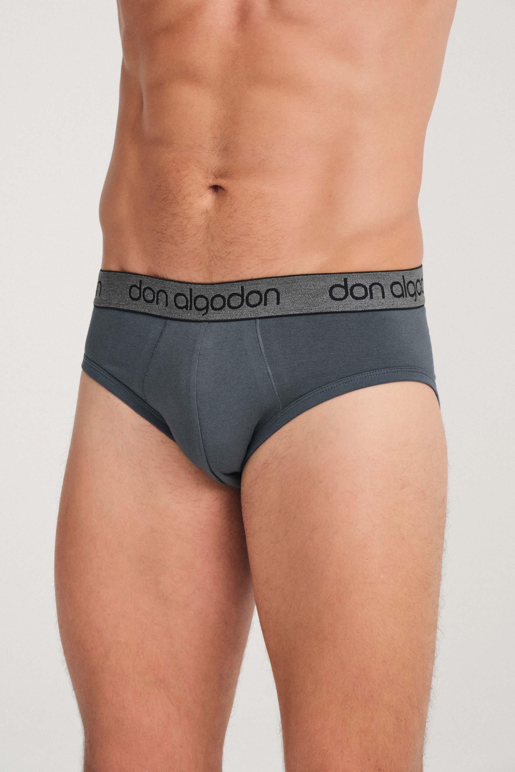 Don Algodon | Pack 6 Slips para Hombre | Lisos y Rayas | Transpirables