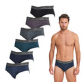 Don Algodon | Pack 6 Slips para Hombre | Lisos y Rayas | Transpirables
