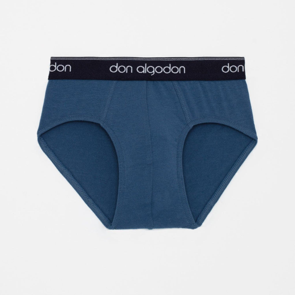 Don Algodon Kids | Pack 6 Slips Lisos para Niño | Calzoncillos Transpirables