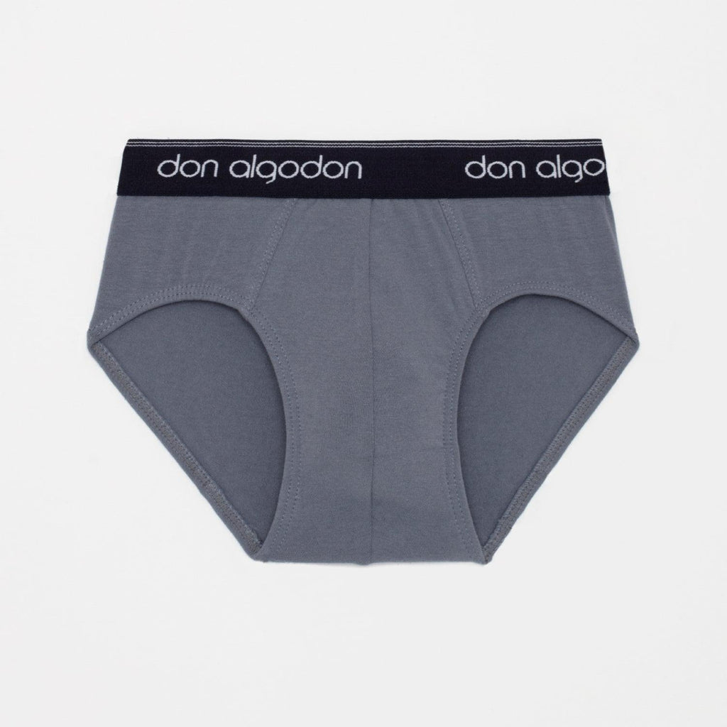 Don Algodon Kids | Pack 6 Slips Lisos para Niño | Calzoncillos Transpirables