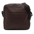 Intrecciato Trimmed Nappa Messenger Bag