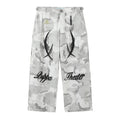 Puppet Theater Perforated BDU Snow Camo Applique Cargo Pants