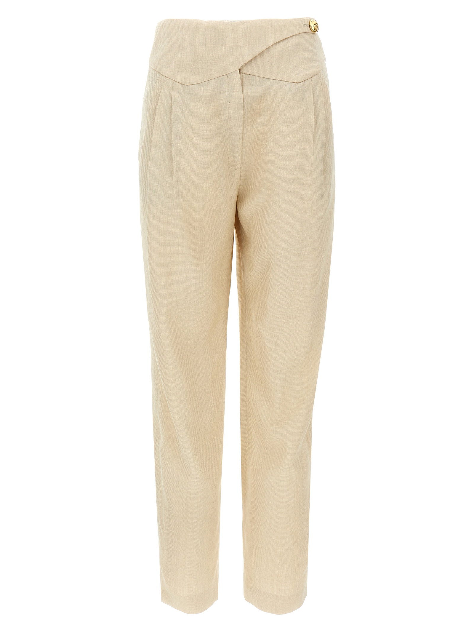 Blazé Milano Sheena Basque Trousers — Cream