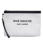 Canvas Rive Gauche Wristlet Clutch