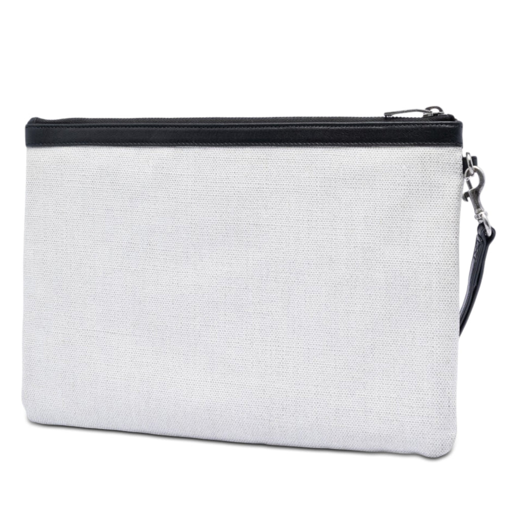 Canvas Rive Gauche Wristlet Clutch