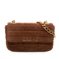 Suede Monochrome Shoulder Bag