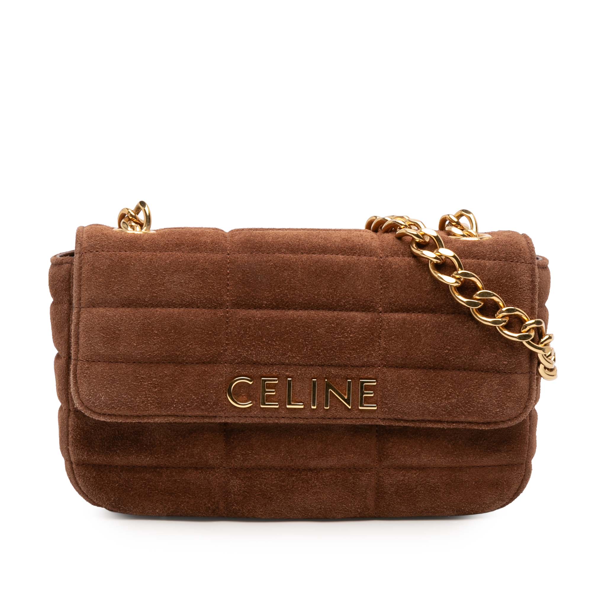 Suede Monochrome Shoulder Bag