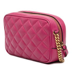 Quilted Lambskin La Medusa Camera Bag