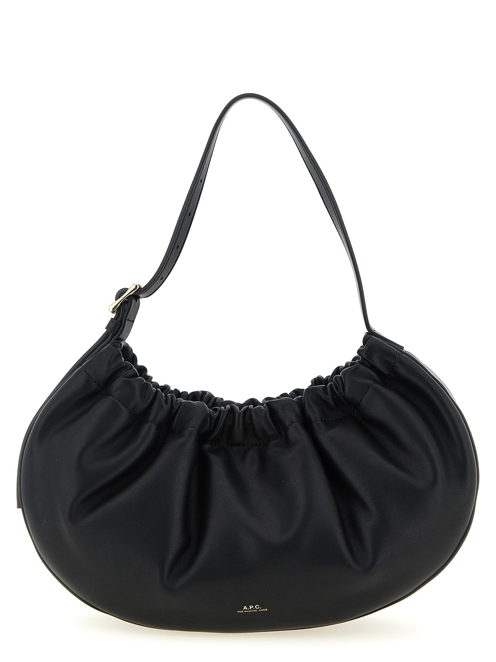 A.p.c. Ninon Hoop Shoulder Bag — Black