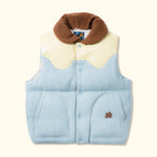Herringbone Puffer Vest