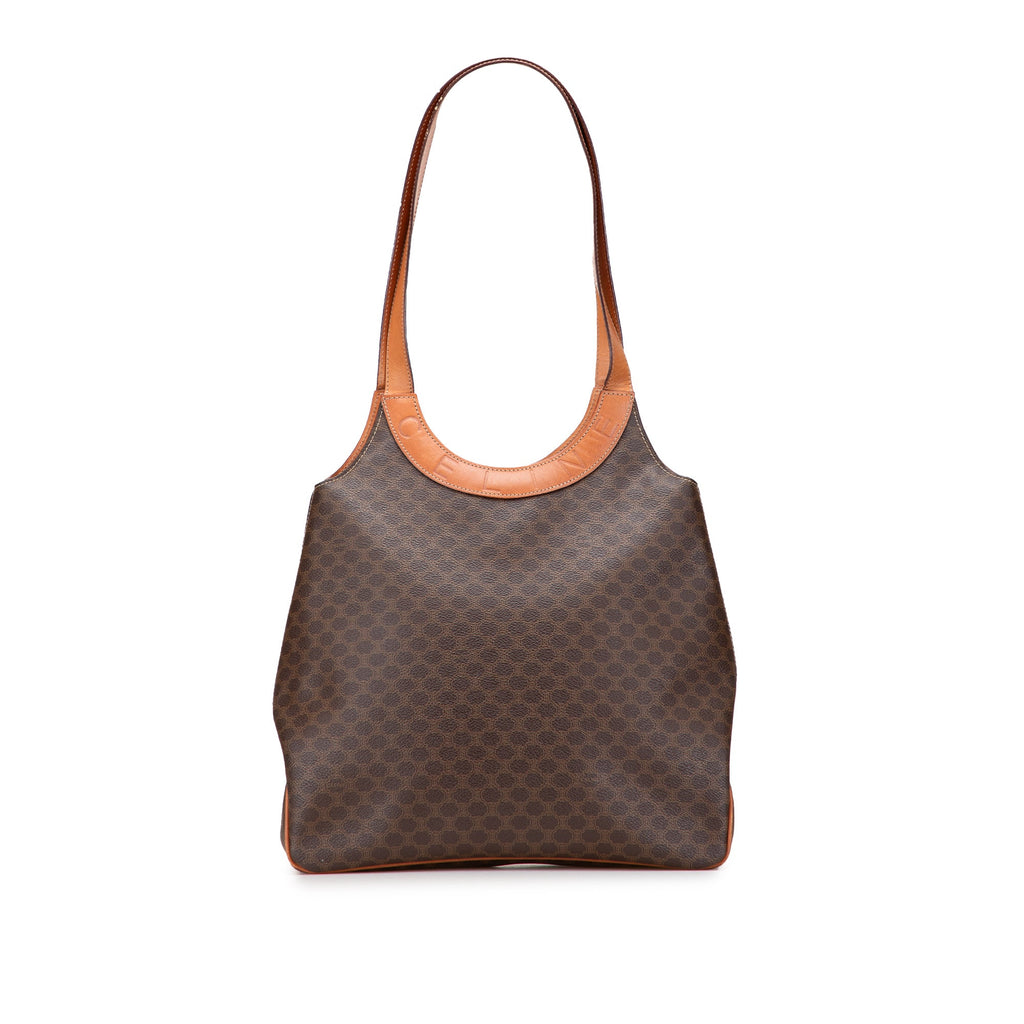 Macadam Coated Canvas Shoulder Bag
