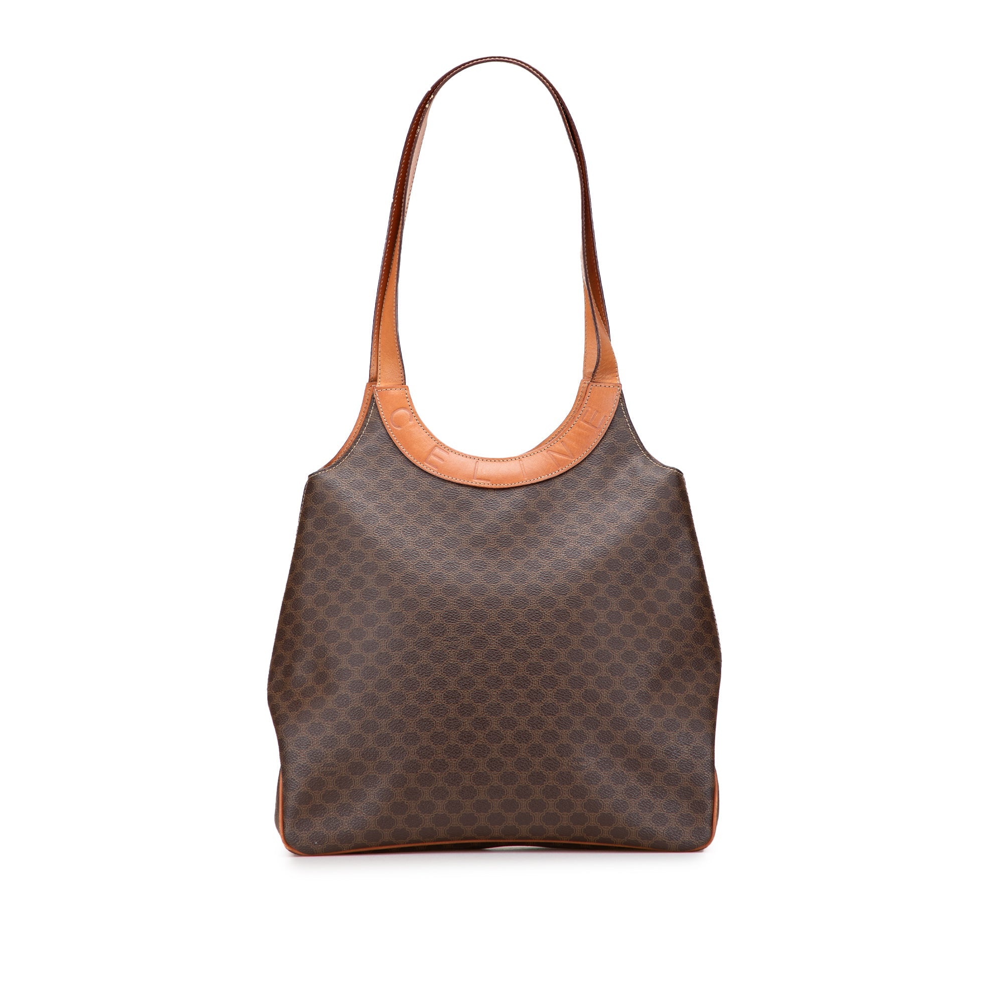 Macadam Coated Canvas Shoulder Bag