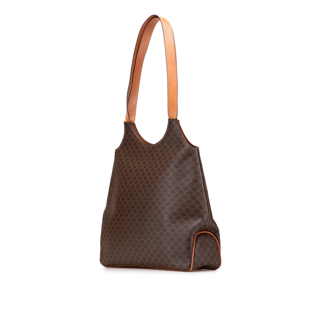 Macadam Coated Canvas Shoulder Bag