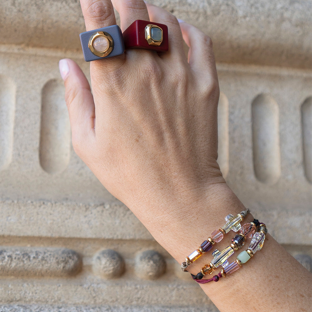 Pulsera cruz ajustable SWAROVSKY