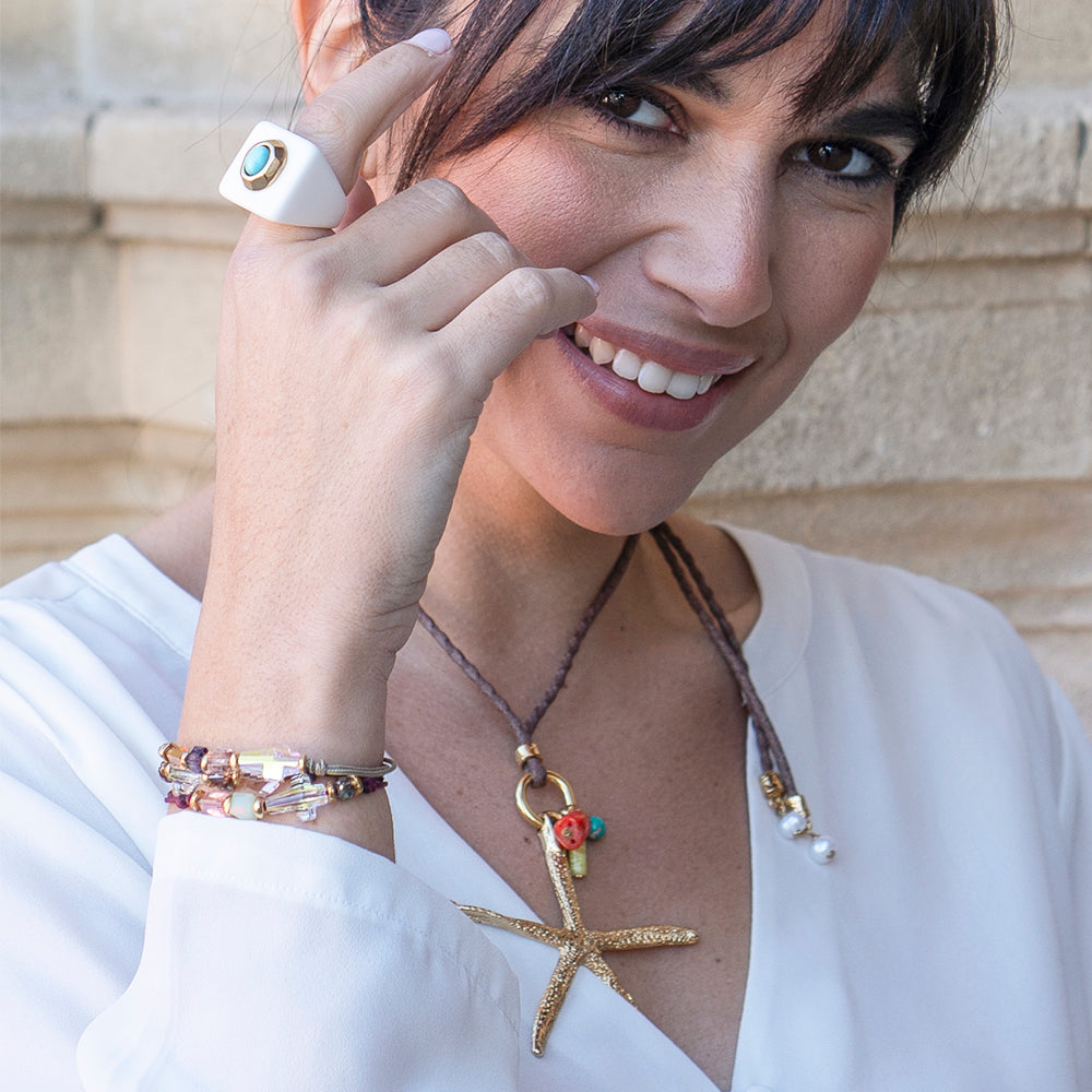 Pulsera cruz ajustable SWAROVSKY