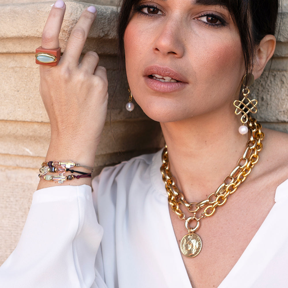 Pulsera cruz ajustable SWAROVSKY