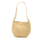 Satin Intrecciato Shoulder Bag