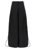 Palm Angels Nylon Parachute Cargo Pants — Black