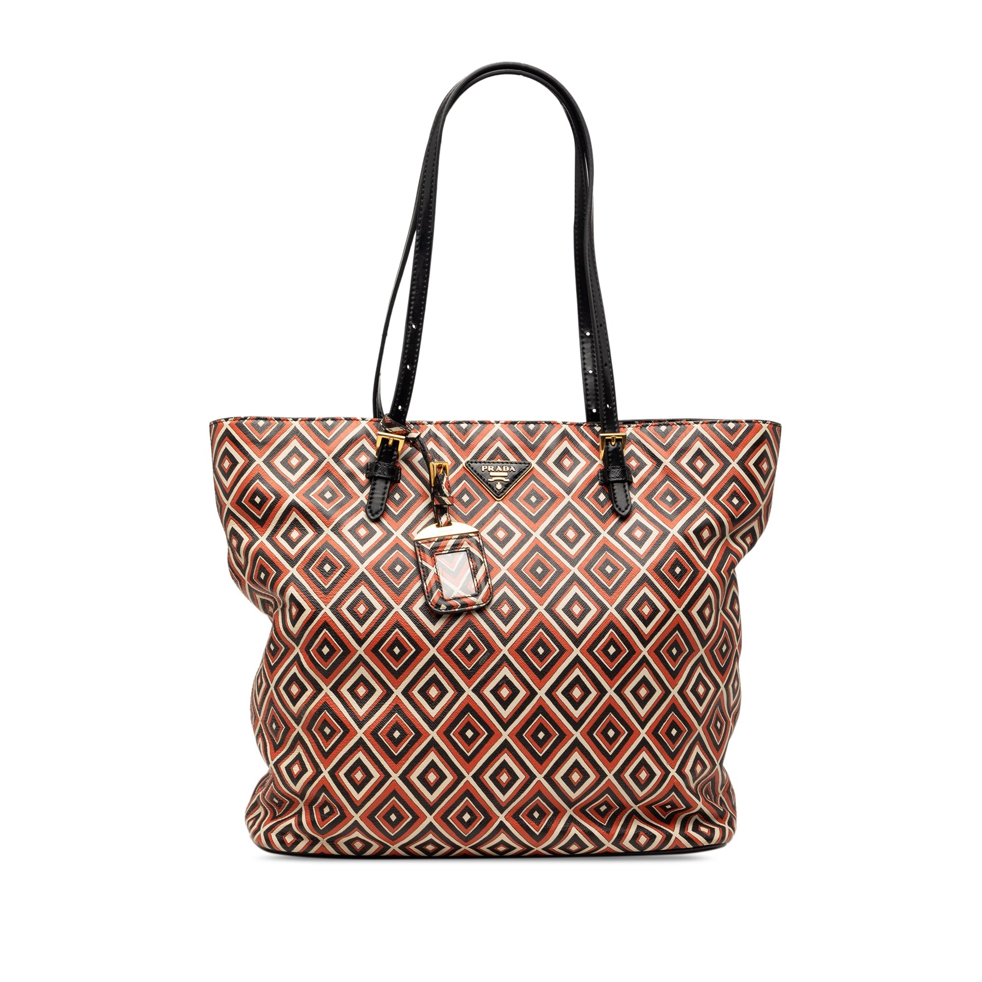 Saffiano Diamond Print Tote