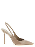 Paris Texas Patent Leather Slingback Heel — Nude