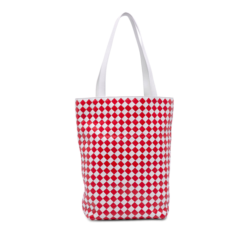 Nappa Intrecciato Check Avenue Tote